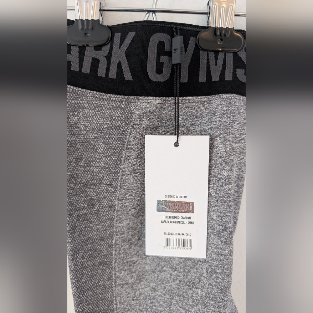 Gymshark Gray Leggings Athletic Fit - Picture 3 of 5